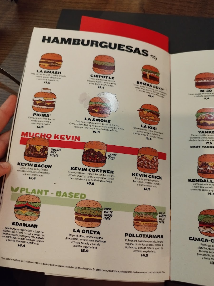 Menu Hamburgueseria Goiko-7